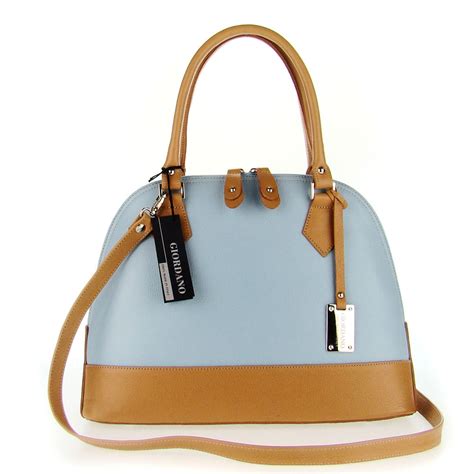 light blue designer purse.